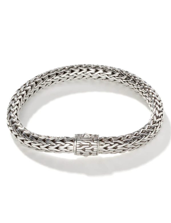 Icon Bracelet, Sterling Silver, 7.5MM