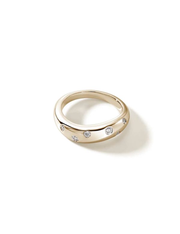 Surf Ring, Gold, Diamonds