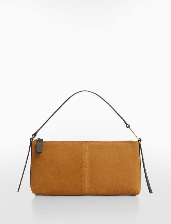 Leather shoulder bag