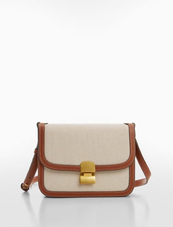 Crossbody bag with flap
