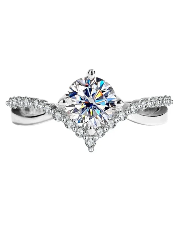 Classic Love Moissanite Ring