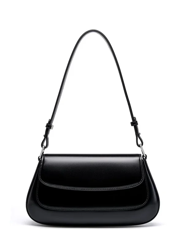 Classic Baguette Leather Bag