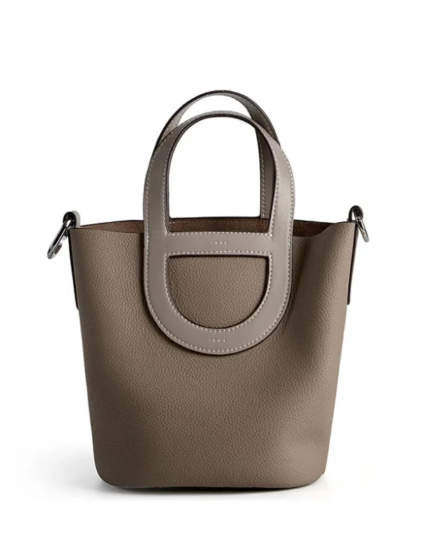 TOGO Leather Drawstring Handbag