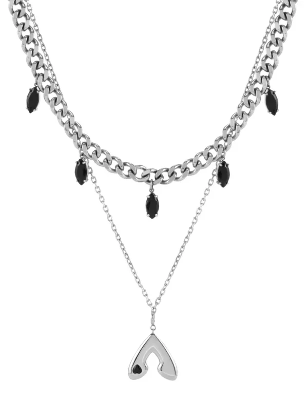 Rhythmic Punk Moth Necklace