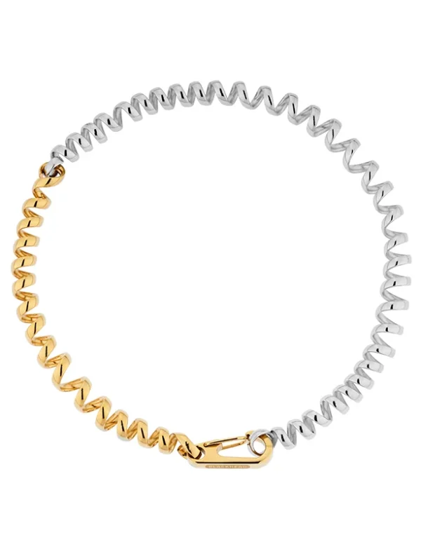 Telephone Coil Choker Necklace