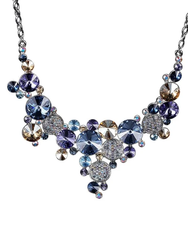 Sparkling Cluster Necklace