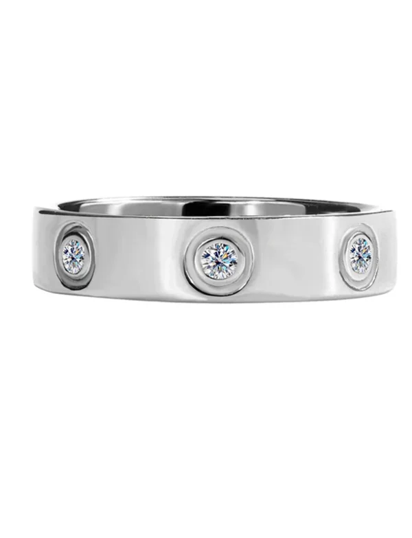 Classic Love Moissanite Ring