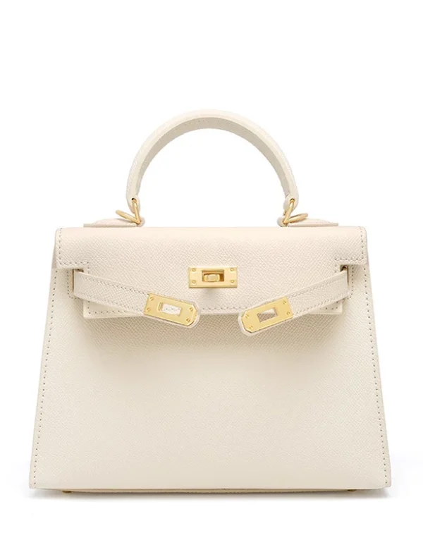 Elegant Birkin Style Leather Bag