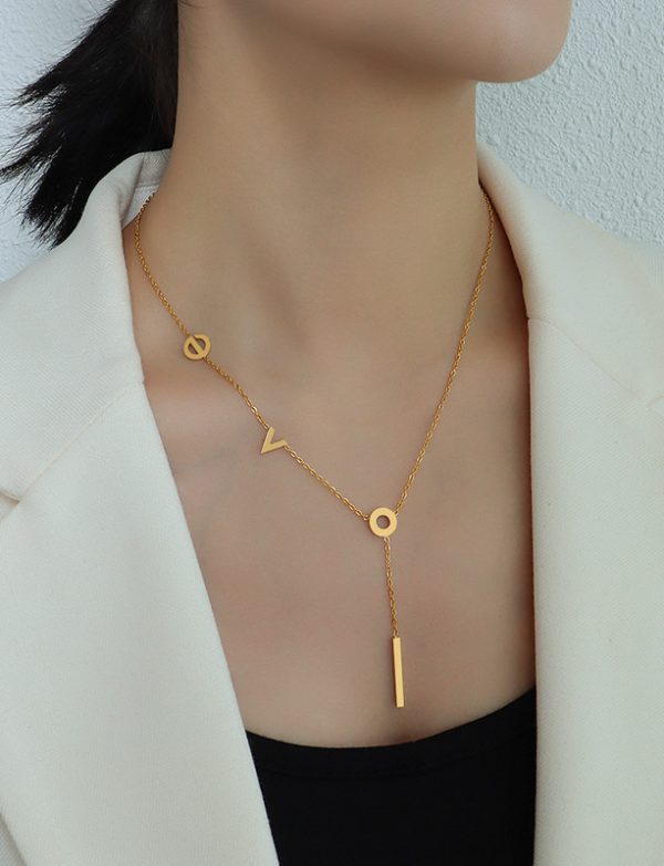 LOVE Tassel Necklace